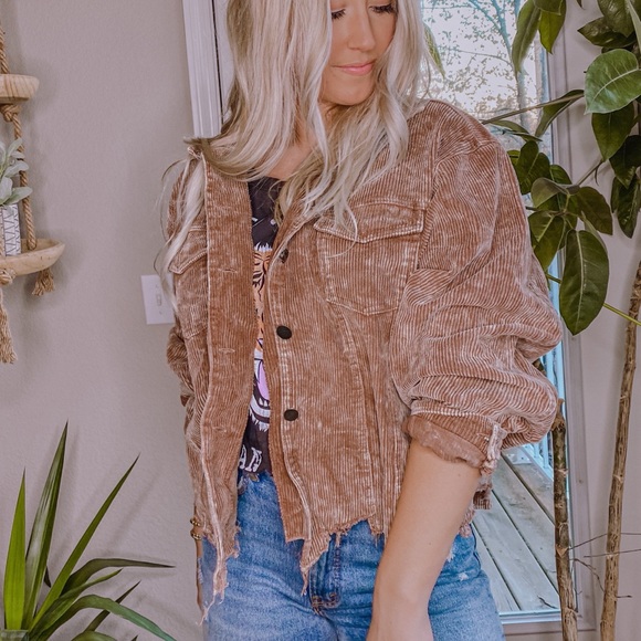 Not Your Boyfriend’s Chocolate Corduroy Jacket - Picture 5 of 5